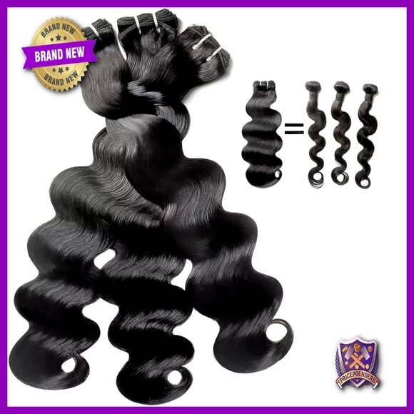 20 Inch Body Wave Human Hair Bundle, Raw Cambodian, Long-Lasting main image 4